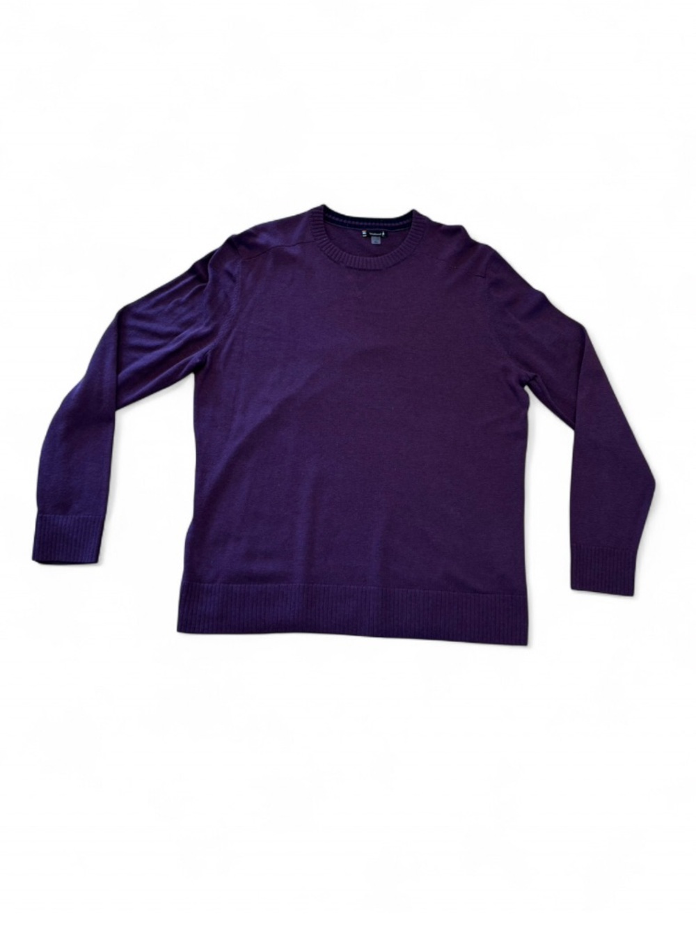 Smartwool Men's Crewneck Sweater in Plum - Merino Wool